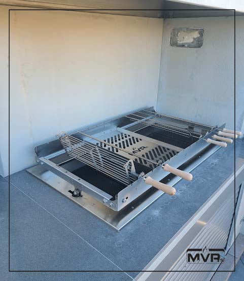 MVRs Built In Charcoal Grill