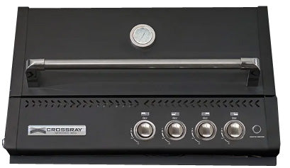 Crossray 4 Black 4 Burner Built-In Barbecue