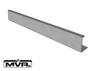 MVRs Masonry BBQ St/steel Charcoal Front Cover