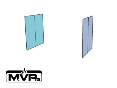 MVRs Hood Side Glass Wind Protection