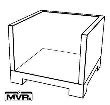 MVRs Oven Precast Concrete Base With Floor